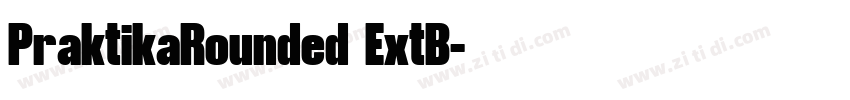 PraktikaRounded ExtB字体转换